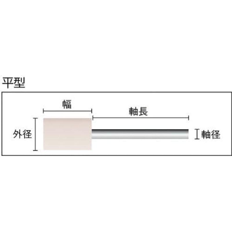 フライス盤アクセサリ 緑色 研磨用 TRUSCO(トラスコ) フェルトミニホイール 平型 Φ6 (10個入) SF612S-B｜jjhouse｜08