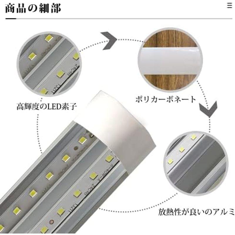 LEDベースライト キッチン 120cm 昼白色 LED蛍光灯 40w 消費電力 器具一体型 直付 薄型 天井照明 全光束 4000lm 低｜jjhouse｜11