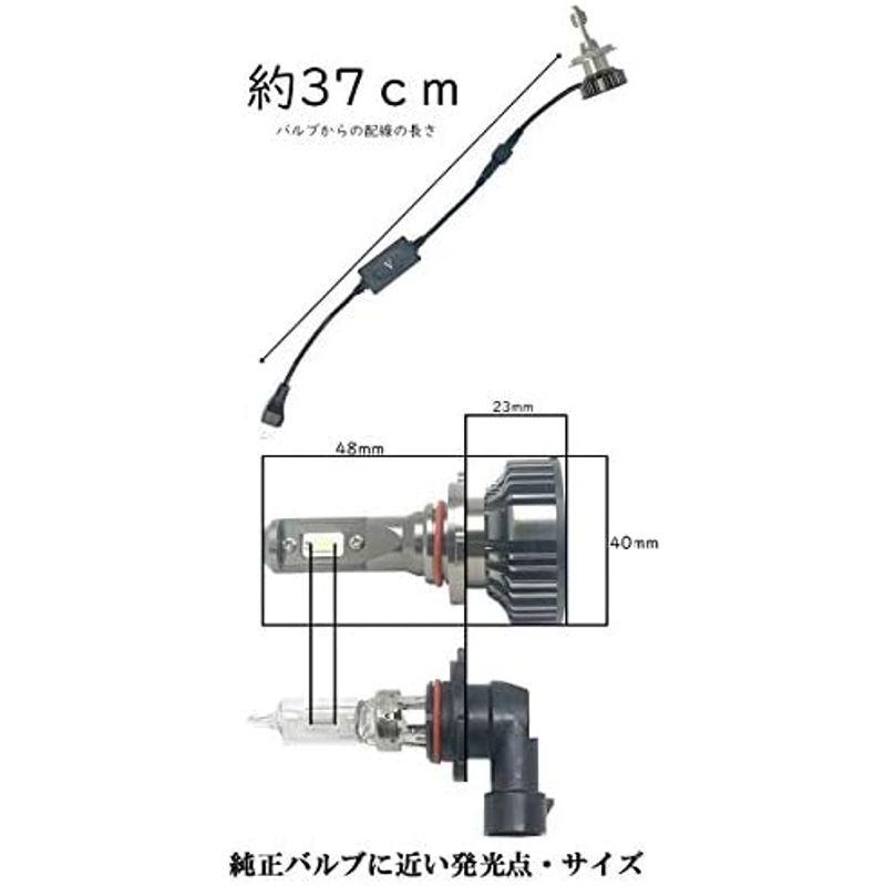 クラウン ハイブリッド GWS204 200 系 H20.2? HB3 9005 ハイビーム 交換用 LEDヘッドライト バルブ 2個セット｜jjhouse｜10