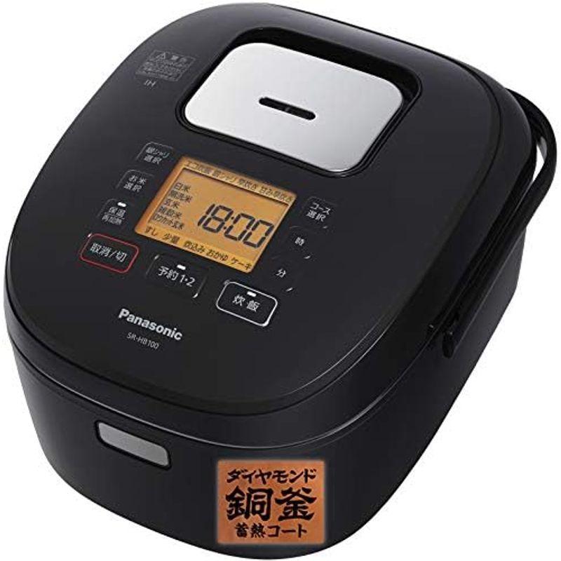パナソニック 炊飯器 5.5合 IH式 ブラック SR-HB100-K｜jjhouse｜02