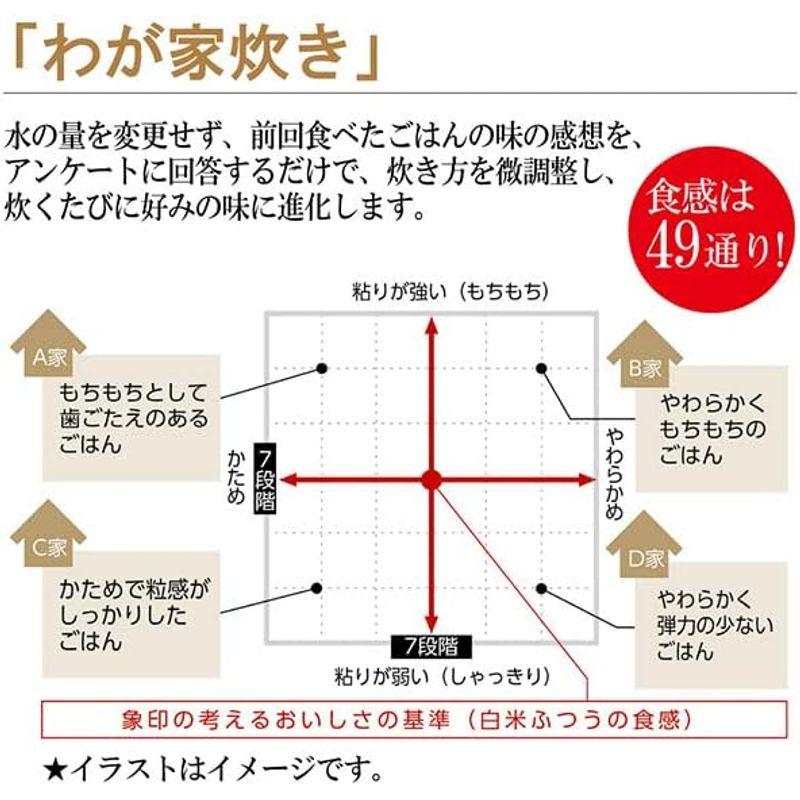 象印マホービン(ZOJIRUSHI) NW-JE10-BA(ブラック) 極め炊き 圧力IH炊飯ジャー 5.5合｜jjhouse｜08