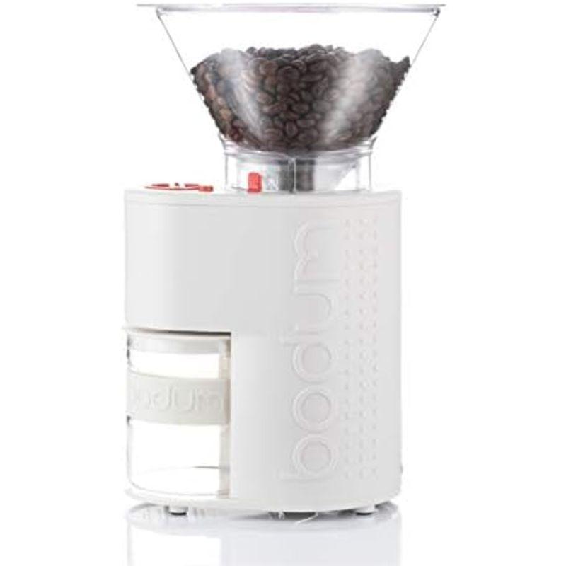 BODUM ボダム コーヒーミル 電動ミル BISTRO ビストロ 電動式コーヒーグラインダー ホワイト コニカル刃 挽きムラ防止 静電気防｜jjhouse｜18