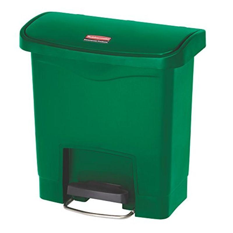 ラバーメイド(Rubbermaid) フロントステップ Slim Jim ステップオンコンテ 緑 50L 1883584｜jjhouse｜04