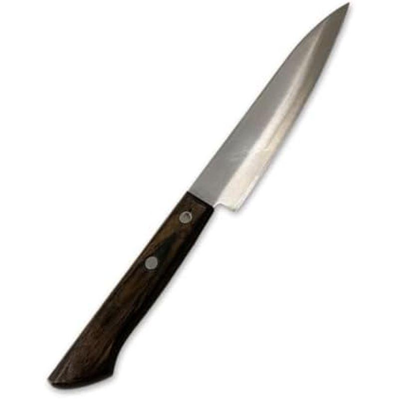 J-kitchens 手打ち 包丁 （ ステンレス ペティナイフ ） 両刃 ハイス鋼 刃渡り 110mm (JAPANESE KNIFE/M｜jjhouse｜04