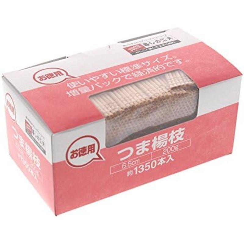 大和物産 爪楊枝 白樺 長さ約6.5cm 暮しの工夫 ケース販売 約500本入,280個セット｜jjhouse｜17