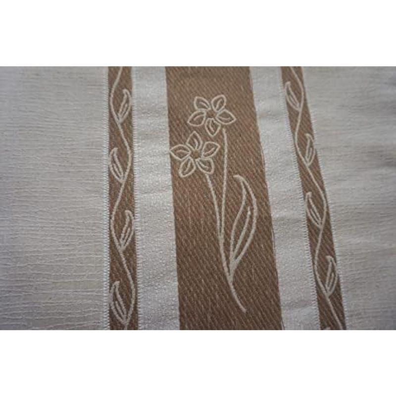刺繍のような小さい花模様とリーフボーダー模様 ジャガード織 ベッドスプレッド パルミラ シングル 180×270cm 1.2? スペイン製｜jjhouse｜13