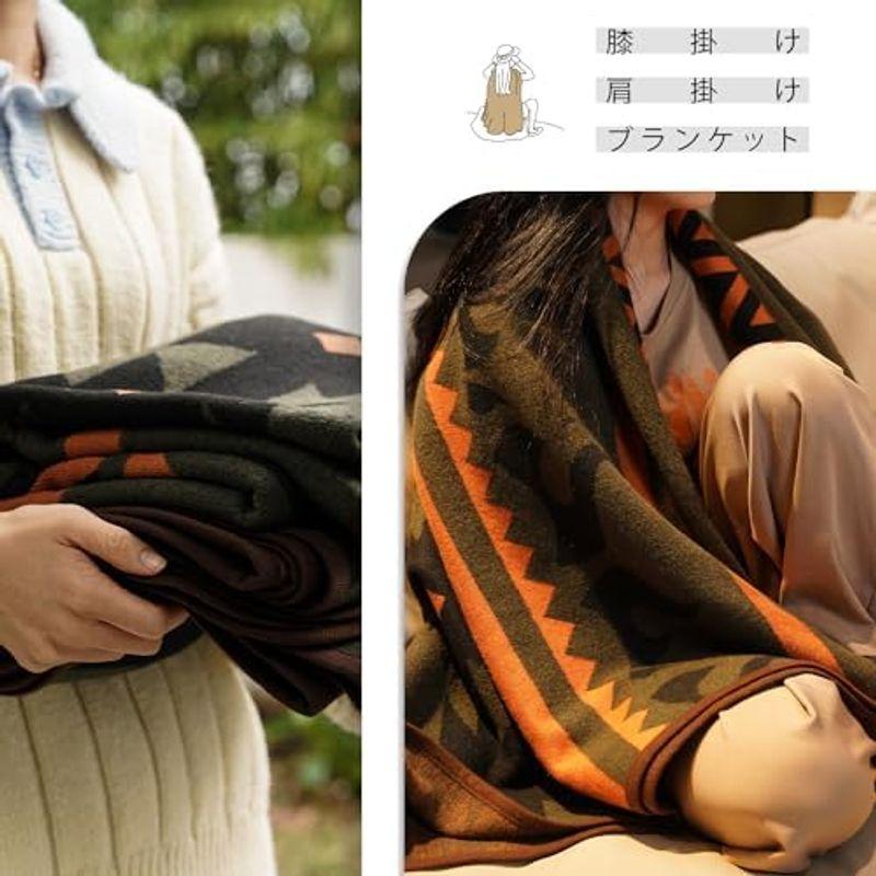 PuTian メリノウールブランケット 58%ウール キャンプ用 PuTian メリノウールブランケット 58%ウール キャンプ用