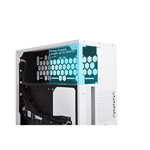 IN WIN 強化ガラス製サイドパネル採用 ミドルタワーATXケース 303-White (型番:IW-CF06W) IN WIN