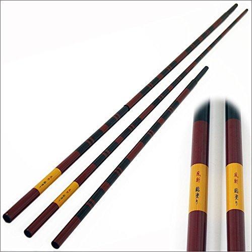 風斬(かぜきり) 総塗り 竿掛け 2本半物 (40093) 