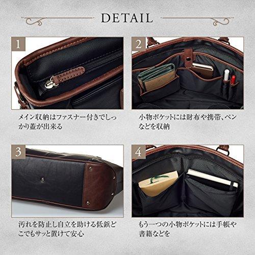 [グレヴィオ] 一流の鞄職人が作る ビジネスバッグ ビジネストートバッグ トートバッグ 大容量 自立 メンズ B4 ? 行き着くところ 機能美