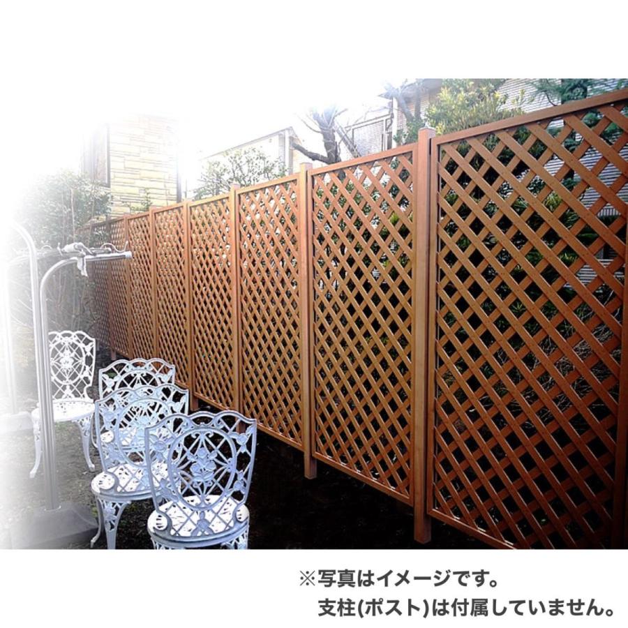 ラティス フェンス diy 外構 人工木ラティスフェンス1290 ホワイト ＜4