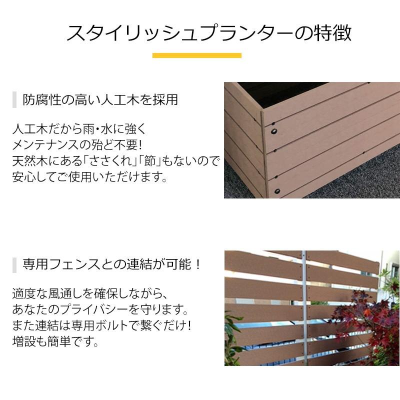 JJ PROHOME 植木鉢 鉢 プランター 人工木 スタイリッシュプランター
