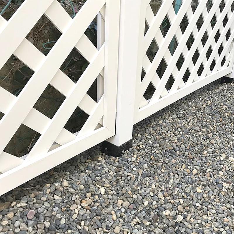 フェンス ラティス ブロック用 75mm角ポール固定金具 10cm用 Aks Jjpro Home 通販 Yahoo ショッピング