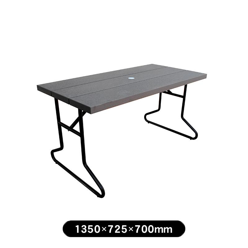 JJ PROHOME ガーデンファニチャー テーブル 人工木背付きガーデン