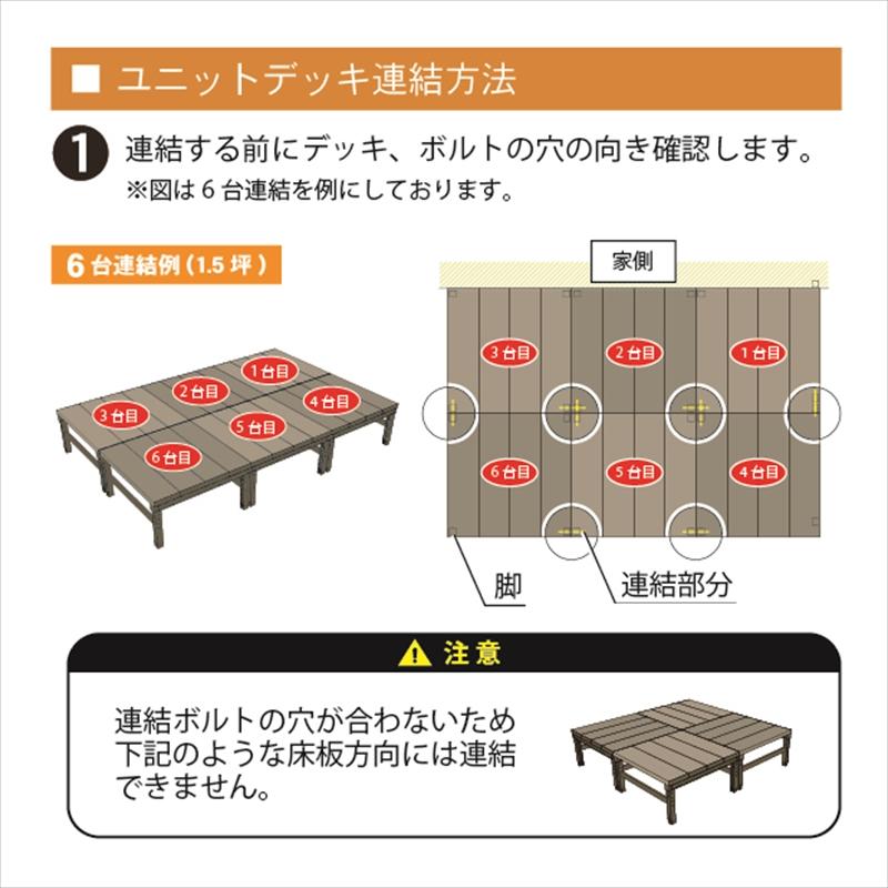 ONEユニットデッキ JJ PROHOME 人工木ユニットデッキll オープンタイプ 全2色（アッシュ