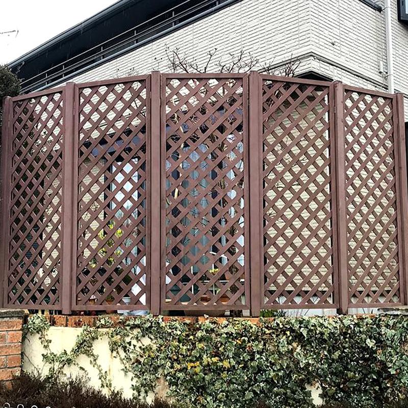 JJ PROHOME 【ブラウン・ダーク予約販売1/7以降発送】人工木 ラティス