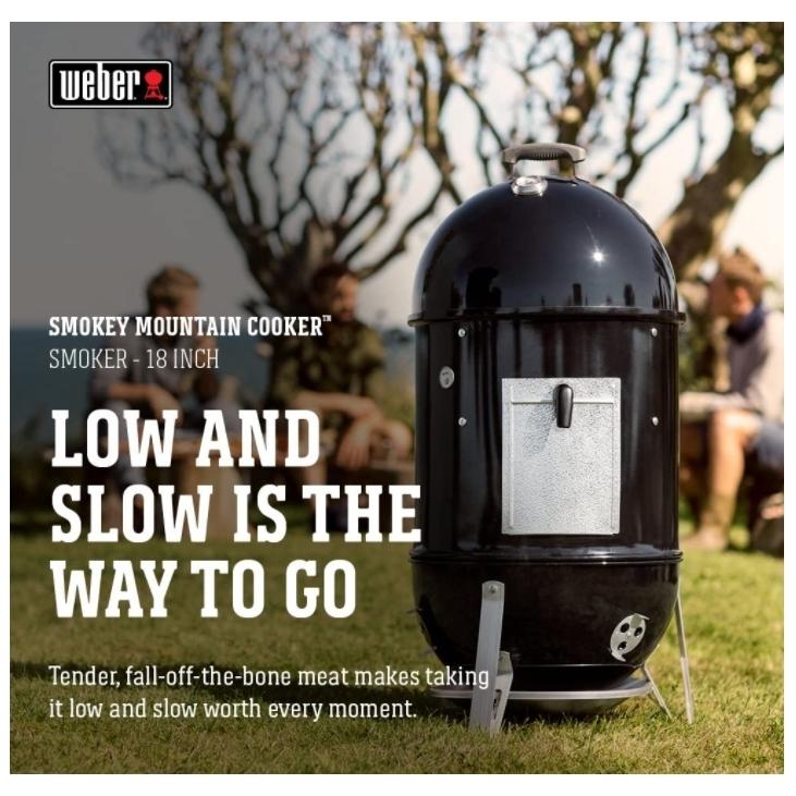 Weber 711001 Smokey Mountain Cooker 14-Inch Charcoal Smoker　グリル　スモーカー　マウンテンクッカー　炭用　35cm｜jjshop｜03