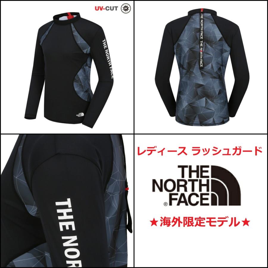 ノースフェイス レディース ビッグロゴ ラッシュガード／ロンT 水着UVカット THE NORTH FACE（ザ ノースフェイス） ラッシュガード レディース