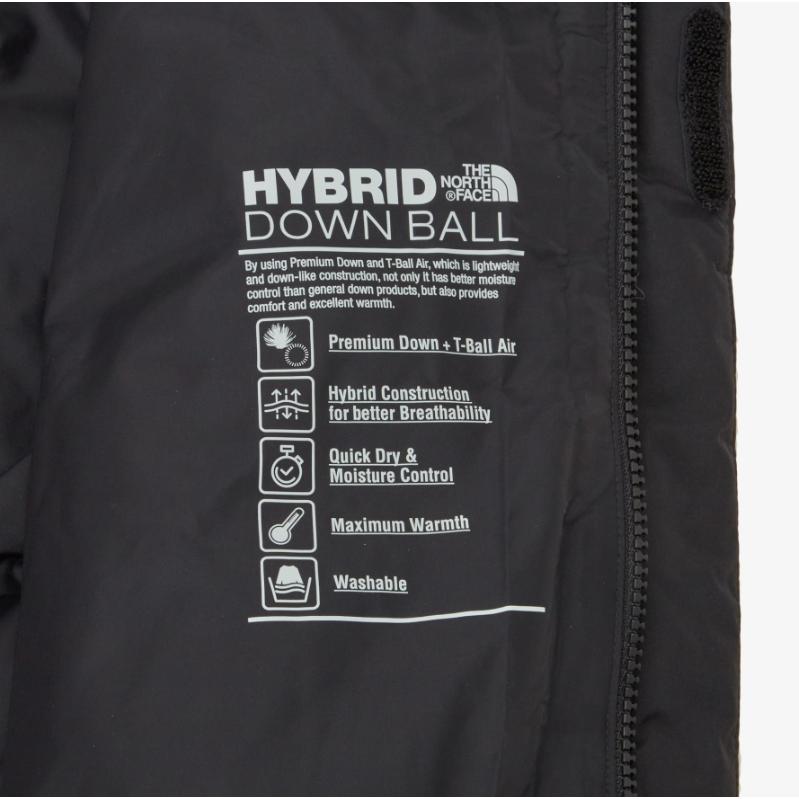 ノースフェイス ダウンコート ロングコート ロングダウン メンズ レディース キフード付きACT FREE EX HYBRID DOWN COAT 保温性 ブラックNC1DP79A｜jjstar0323｜10