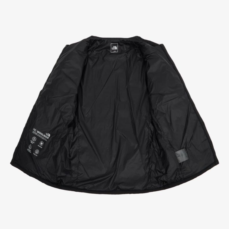 ノースフェイス ダウンジャケット 軽量ダウン ウール使用 キルティングジャケット M'S LEWES RE:WOOLOFT JACKET メンズ レディース ブラック NJ3NQ61A 海外限定_7