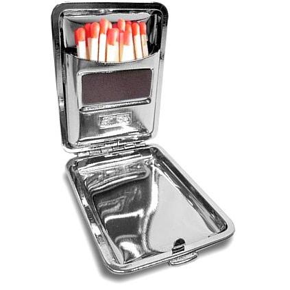 摩擦板搭載 ステンレス マッチケース ワンタッチ開閉式 スリムケース ワンタッチ開閉式ステンレス マッチケース mattike Su5 004 Happy Smiles 通販 Yahoo ショッピング