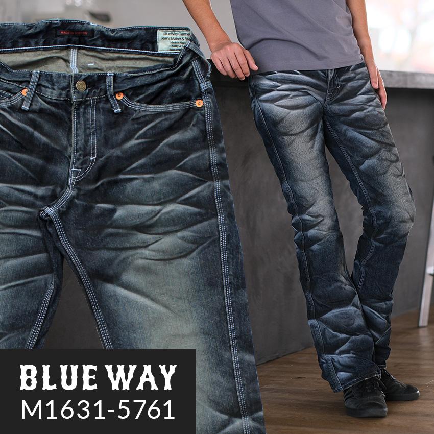 BLUE WAY BLUEWAY ブーツカット ジーンズ エンジニア フレア BLUE WAY BLUEWAY ブーツカット ジーンズ エンジニア フレア
