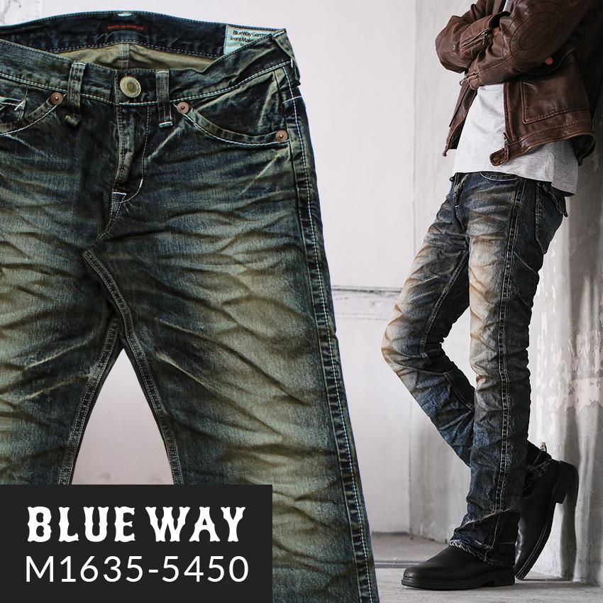 BLUE WAY BLUEWAY エンジニア ブーツカット ジーンズ ビンテージ BLUE WAY BLUEWAY エンジニア ブーツカット ジーンズ ビンテージ