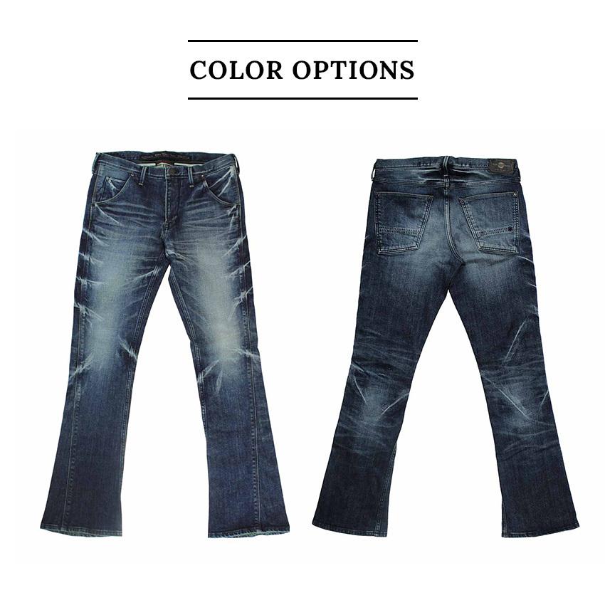 BLUE WAY BLUEWAY セミ ブーツカットジーンズ ソリッド BLUE WAY BLUEWAY セミ ブーツカットジーンズ ソリッド
