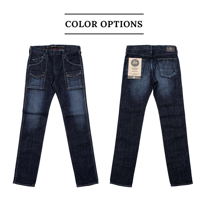 BLUEWAY タイトストレート パイプドステム ブッシュパンツ ソリッド 