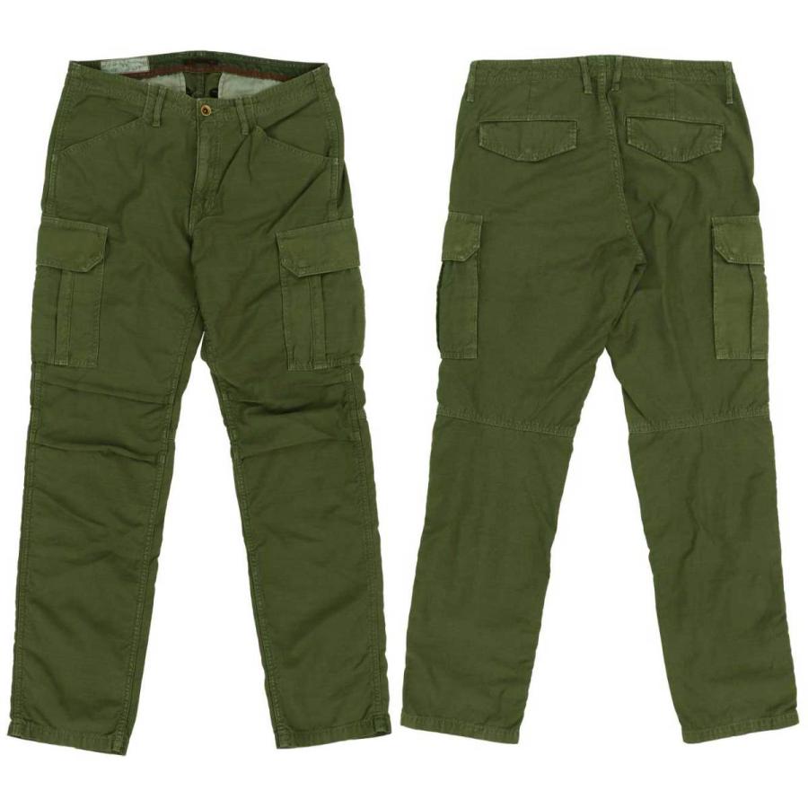 BLUE WAY（ブルーウェイ） テーパード カーゴパンツ・バックサテン