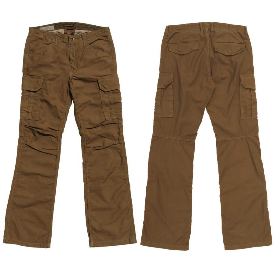 BLUE WAY（ブルーウェイ） ブーツカット カーゴパンツ・バックサテン