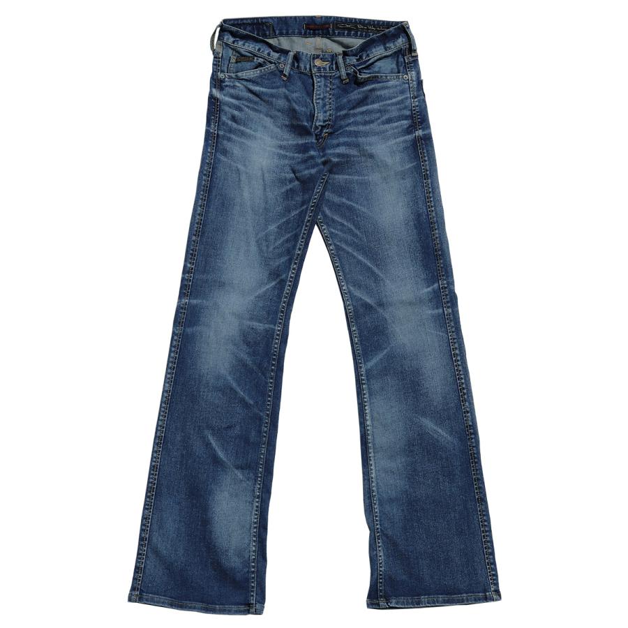 BLUE WAY（ブルーウェイ） ブーツカットジーンズ ハイブリッド ストレッチデニム（ユーズドシェイバー）:M1939-5754 ブーツ ...