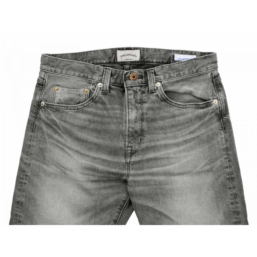 SPELLBOUND スキニージーンズ 12oz IDxBKストレッチデニム(ユーズドグレー):40-182C｜jkura｜05