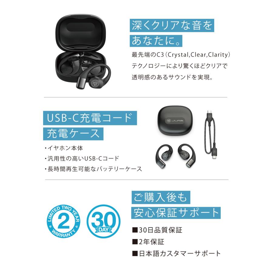 JLAB AUDIO JLab Epic Open Sport｜オープンイヤーイヤホン Bluetooth