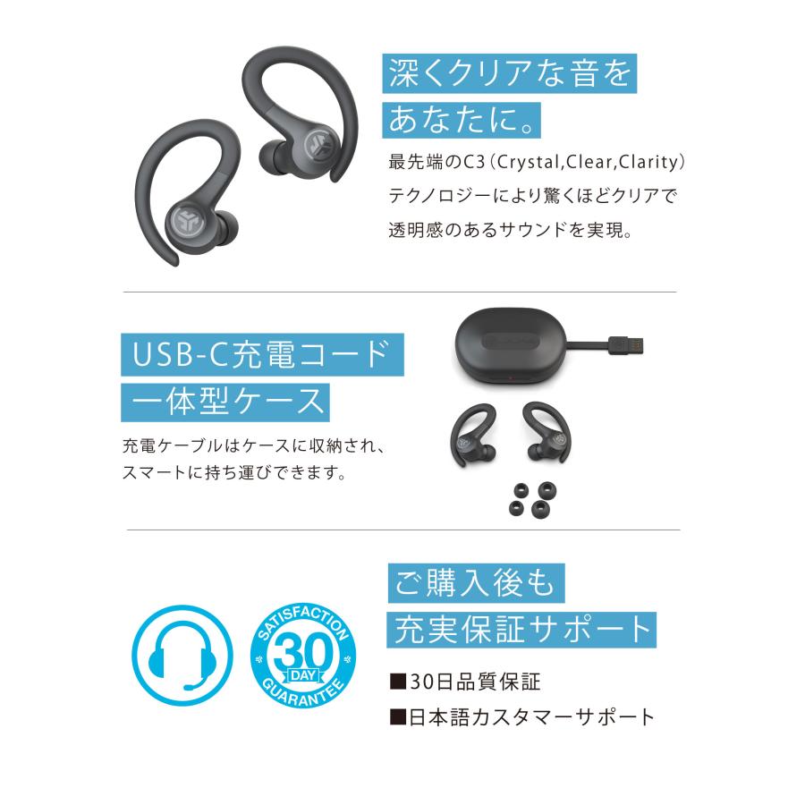 JLAB AUDIO JLab Go Sport＋｜ワイヤレスイヤホン Bluetooth