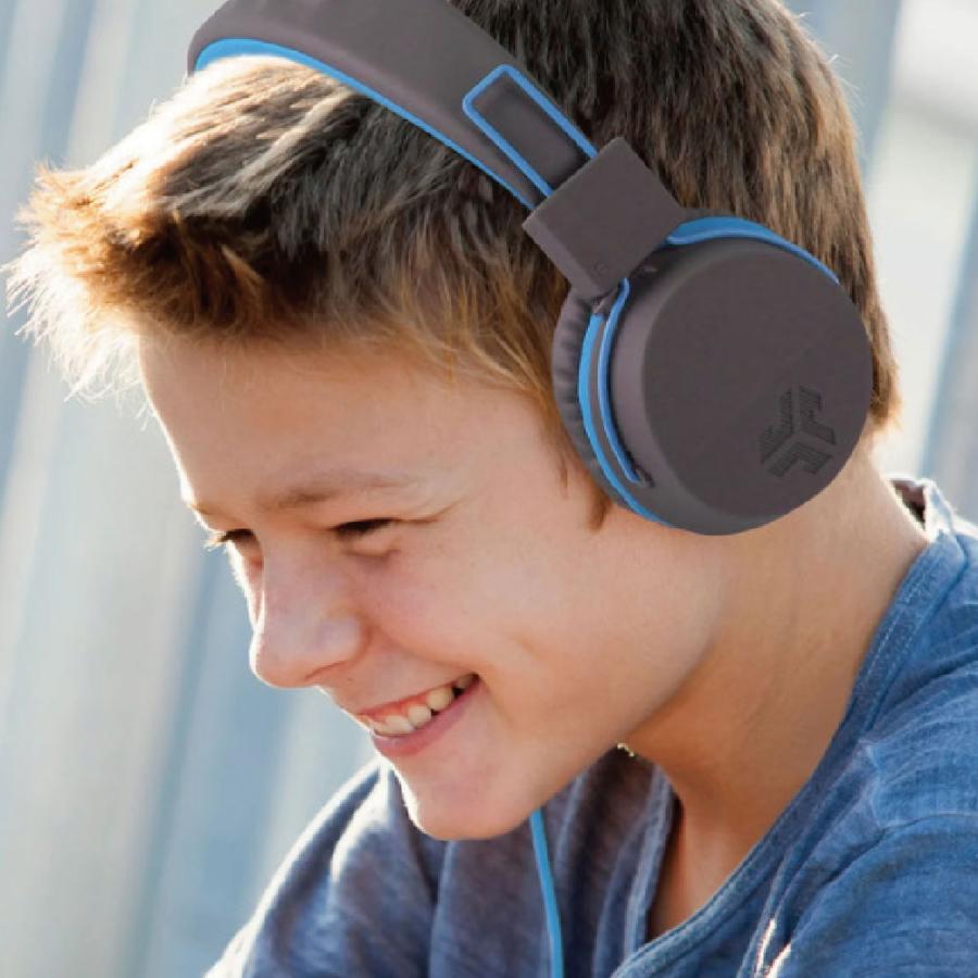 【JLAB】Jbuddies Studio ヘッドホン 子供用 キッズ ヘッドセット マイク付き 有線 オンライン学習 折りたたみ 小学生