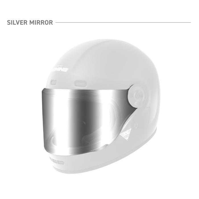 コミネ（Komine） HK-190用 交換用シールド SILVER-MIRROR KOMINE 01