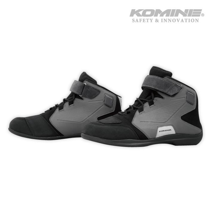 KOMINE バイク用シューズ 防水仕様 コミネ BK-088 BLACK ウォータープルーフライディングシューズ