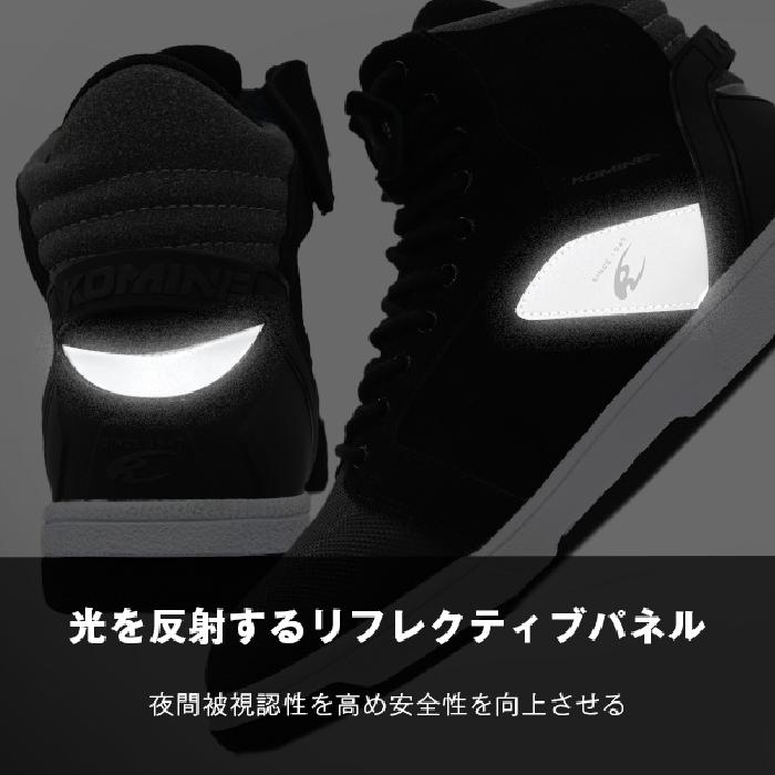 コミネ（Komine） シューズ BK-302 WPライディングスニーカー KOMINE