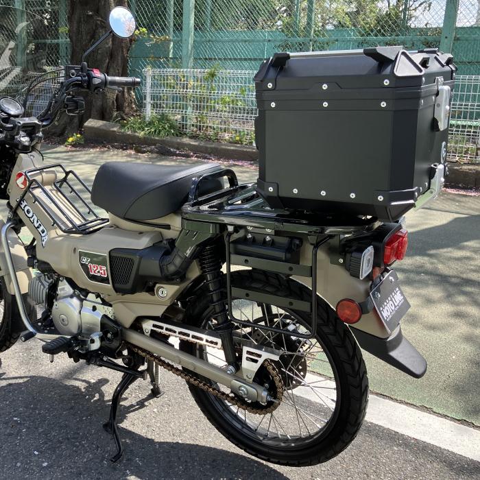 直送品 COOCASE Q1 ブラック クーケース アルミトップケース 45L