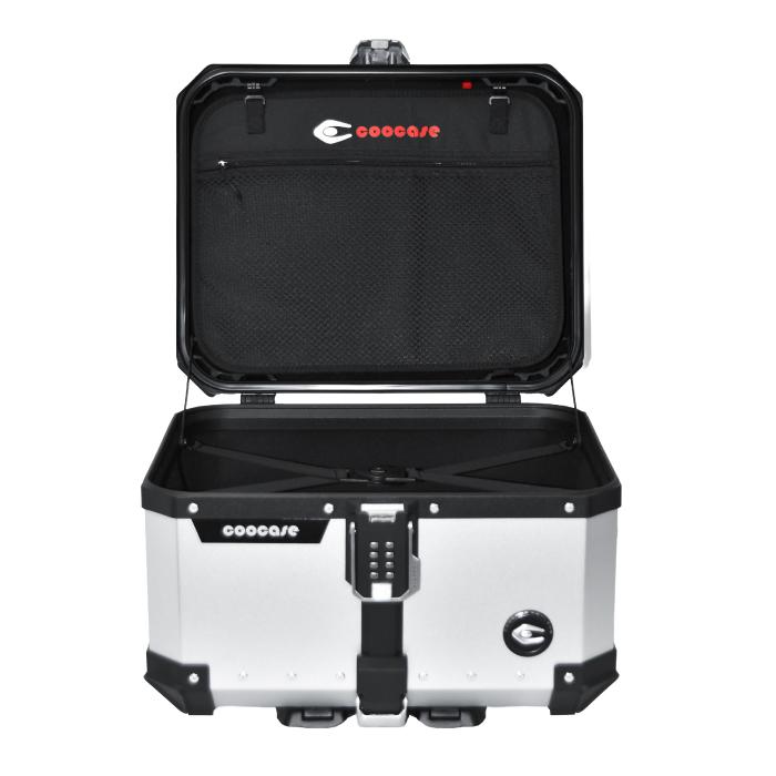 直送品 COOCASE Q5 シルバー パスワードロックタイプ アルミトップケース 55L CKL550S クーケース_5