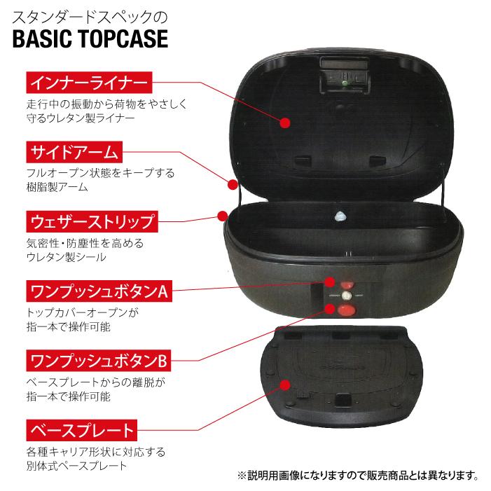 直送品 COOCASE ASTRA S48 クーケース アストラ トップケース 48L