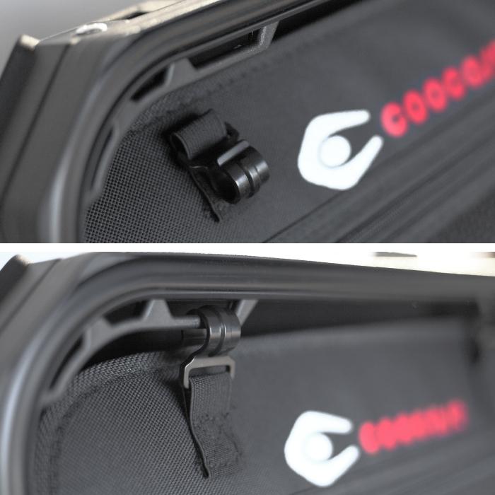COOCASE Q5/55L 用 マルチポケット クーケース アルミトップケース