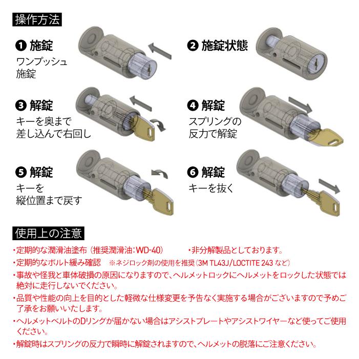 FDHLBM101B フィックスデザイン ヘルメットロック M1 BMW R1250GS 19