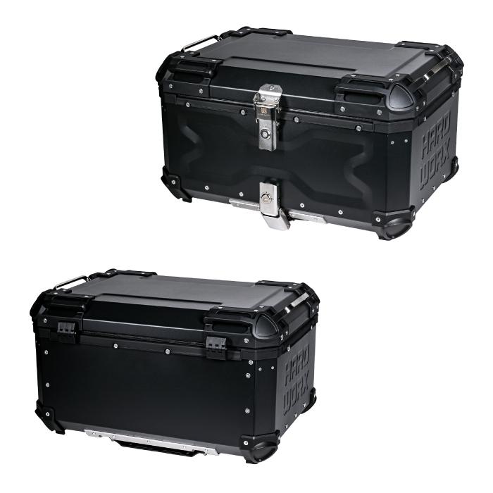 HXNE65 ハードワークス アルミトップケース 65リットル ブラック HARD