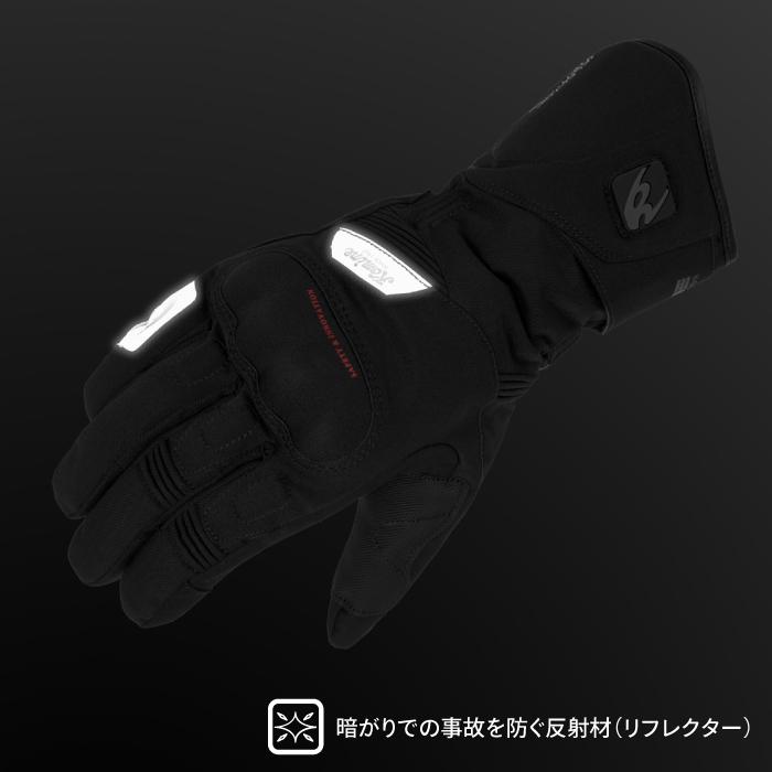 コミネ（Komine） EK-219 プロテクトモーターサイクルヒートグローブ