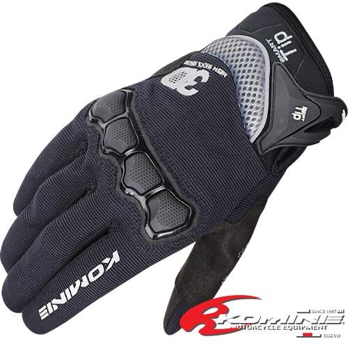 コミネ GK-162 3D プロテクトメッシュグローブプラス KOMINE 06-162 3D Protect M-Gloves Plus スマホ対応グローブ｜jline
