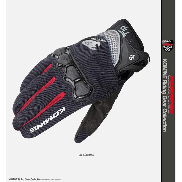 コミネ GK-162 3D プロテクトメッシュグローブプラス KOMINE 06-162 3D Protect M-Gloves Plus スマホ対応グローブ｜jline｜04