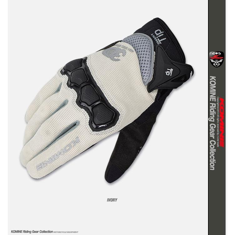 コミネ GK-162 3D プロテクトメッシュグローブプラス KOMINE 06-162 3D Protect M-Gloves Plus スマホ対応グローブ｜jline｜05