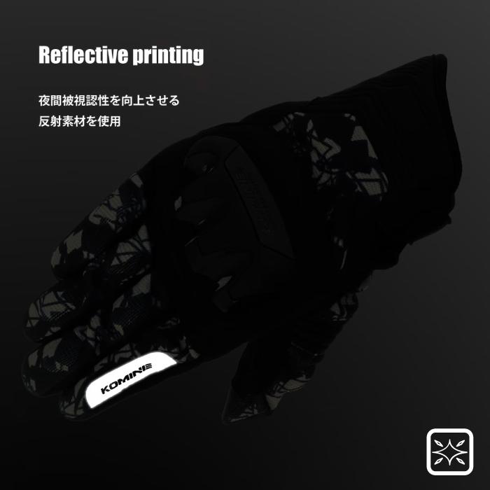 コミネ（Komine） グローブ GK-2203 プロテクトメッシュグローブ